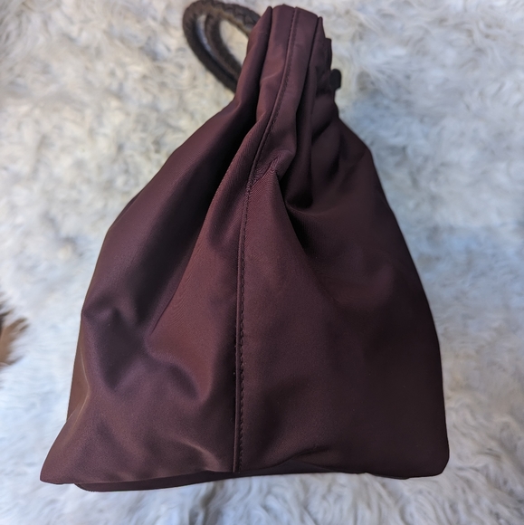 Prada Tessuto Nylon Bordeaux Handbag- Like New With No Tags - Picture 11 of 12